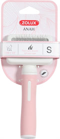 Zolux Anah Slickerborstel Roze / Wit - S 7.5x3.5x16.5 cm