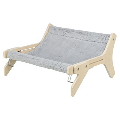 Trixie Hangmat Hout Onbehandeld Grijs - 47x24x38 cm