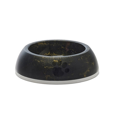 Savic Voerbak Delice 2 Marble Zwart / Goud - 20.5x20.5x6.5 cm 600 ml