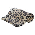 Trixie Hondendeken Leo Soft Pluche Creme / Panterprint - 70x50 cm