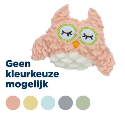 Trixie Uil Pluche Met Kattenkruid / Catnip Assorti - 11 cm