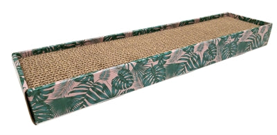 Croci Krabplank Homedecor Textuur Bladeren Groen - 48x12.5x5 cm