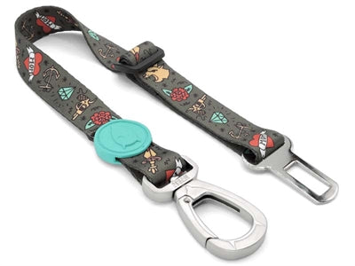 Morso Honden Autogordel Gerecycled Ink Tank Groen - 40-65x1.5 cm Tot 20 kg