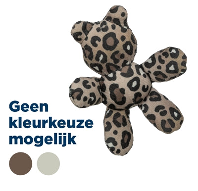 Trixie Beer Pluche Panterprint Met Kattenkruid / Catnip Assorti - 12 cm