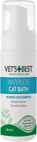 Vets Best Waterless Cat Bath - 150 ml