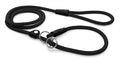 Morso Hondenriem Retrieverlijn Soft Rope Gerecycled Zwart - 170x1 cm