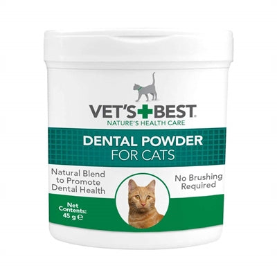 Vets Best Dental Powder Kat - 45 Gr