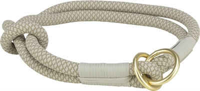 Trixie Halsband Hond Soft Half-Slip Grijs / Lichtgrijs - 40x1 cm