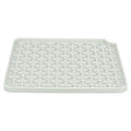Trixie Lick'N'Snack Mat Siliconen Lichtgrijs - 20x20 cm