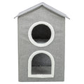 Trixie Kattenmand / Kattenhuis Nora Soft 2 Verdriepingen Lichtgrijs - 47x47x67 cm
