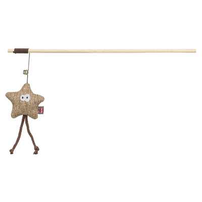 Trixie Kattenhengel Ster Hout / Pluche Met Kattenkruid / Catnip - 38 cm