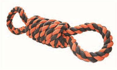 Happy Pet Nuts For Knots Extreme Spoel 8 Vorm Tugger Grijs / Oranje - 55x11x11 cm