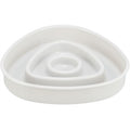 Trixie Voerbak Slowfeeding Kunststof / TPR Grijs - 15x15 cm 350 ml