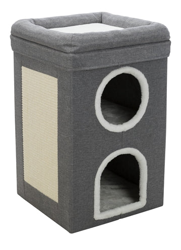 Trixie Krabpaal Cat Tower Saul Grijs - 39x39x64 cm