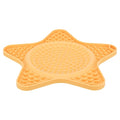 Trixie Lick'N'Snack Mat Ster Siliconen Geel - 23.5 cm