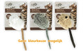 Afp Wooly Mouse Lamswol Met Piep En Catnip Assorti - 7x7x3 cm