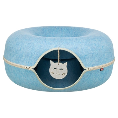 Trixie Speeldonut Vilt Blauw - 60x60 cm