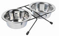 Trixie Voer / Waterbak-Set RVS / Metaal - 2x450 ml