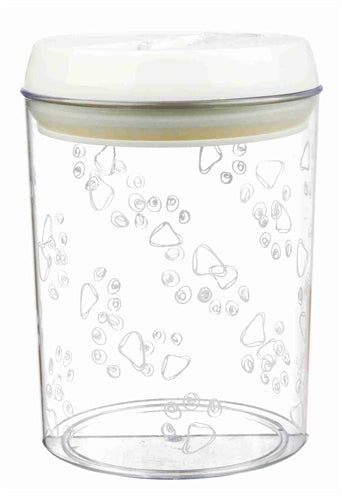 Trixie Voorraadpot Kunststof Transparant / Wit - 1.5 ltr 17.5 cm