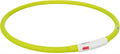 Trixie Lichtgevende Halsband Hond Usb Siliconen Oplaadbaar Groen - 70x1 cm