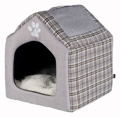 Trixie Relax Iglo Hondenhuis Silas Grijs / Creme - 40x45x40 cm