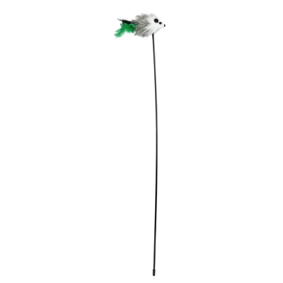 Trixie Speelstaf Muis Kunststof / Pluche Met Catnip - 50 cm