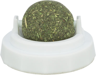 Trixie Catnip Bal Met Houder Zelfklevend - 5 cm