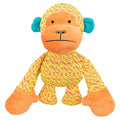 Trixie Aap Stof Geel / Oranje - 27x26x10.5 cm