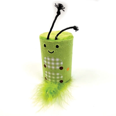 Happy Pet Tabby Patch Rups Ratel En Roller Groen - 18x7x7 cm