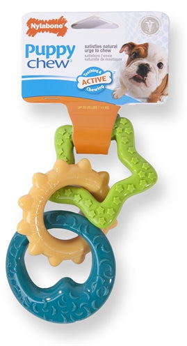 Nylabone Puppy Chew Bijtringen - Tot 11 kg