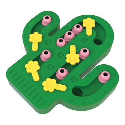 Happy Pet Tabby Patch Cactus Puzzel Intelligentie Speelgoed - 34x29x4 cm