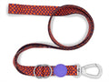 Morso Hondenriem Verstelbaar Gerecycled Urban Lizard Rood - 75-230x1.5 cm 1-4 kg