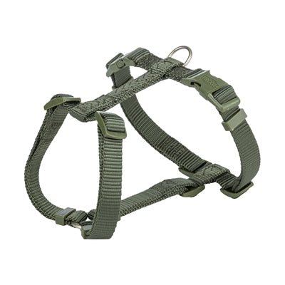 Trixie Hondentuig Premium H-Tuig Olijf Groen - 52-75x2 cm