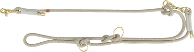 Trixie Soft Rope Hondenriem Verstelbaar Grijs / Lichtgrijs - 200x1 cm
