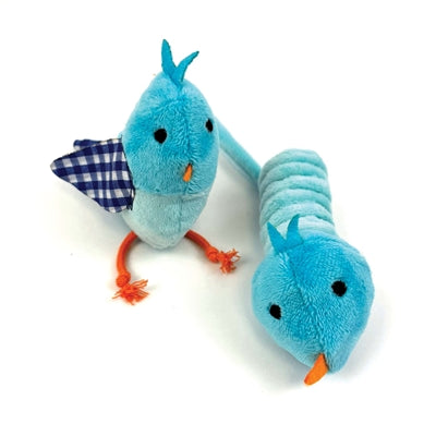 Happy Pet Tabby Patch Vogel Blauw - 11 cm en 9 cm