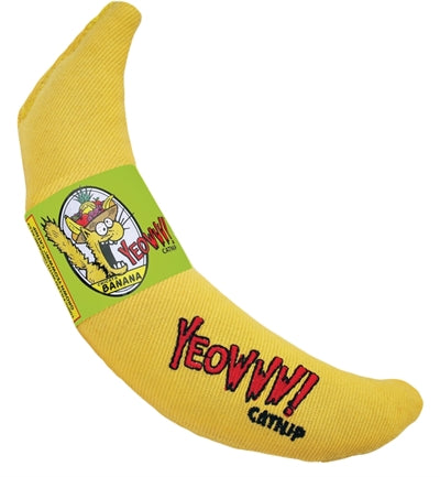 Yeowww Banaan Met Catnip - 18 cm