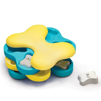 Nina Ottosson Dog Tornado Turquoise / Geel - 23.5x18x7 cm
