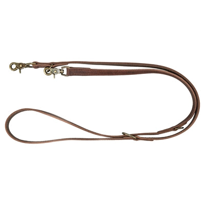 Trixie Hondenriem Rustic Verstelbaar Vetleer Donkerbruin - 200x2.5 cm