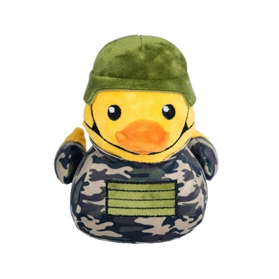 Fuzzyard Duck Commanduck Pluche - 16x15x17 cm