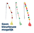Croci Kattenhengel Pompom Assorti - 30x5 cm