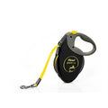 Flexi Rollijn Giant Tape Neon Zwart / Geel - m 8 mtr