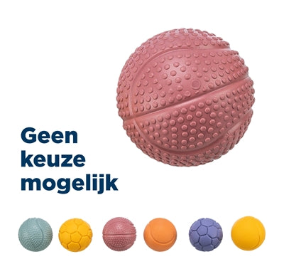 Trixie Bal Natuurrubber Assorti - 4.5 cm