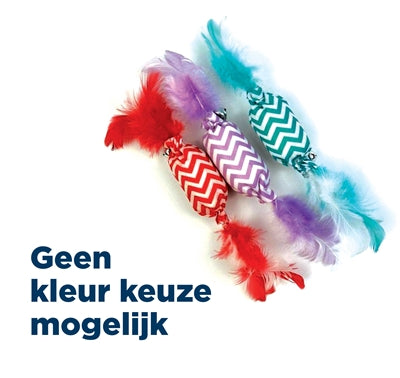 Happy Pet Tabby Patch Crinkle Snoepje Assorti - 19x2.5x2.5 cm