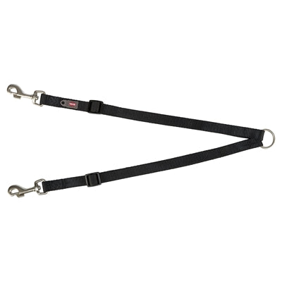 Trixie Hondenriem Premium Koppellijn Zwart - 40-70x1.5 cm