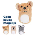 Fofos Puppy Koala / Hamster / Muis Pluche Assorti - 21.5x14x5.5 cm