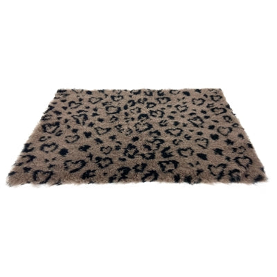 Vetbed Print Luipaardprint Beige / Zwart Gerecycled - 75x50 cm