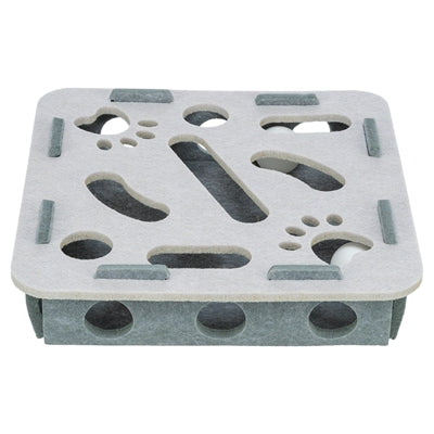 Trixie Hole'N'Roll Box Vilt Grijs - 30x30x7.5 cm