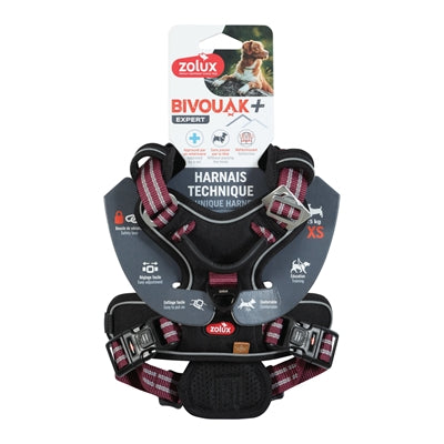 Zolux Bvk Hondentuig Red - xs 25.5-38x33-43 cm