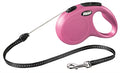Flexi Rollijn Classic Cord Roze - S 5 Mtr