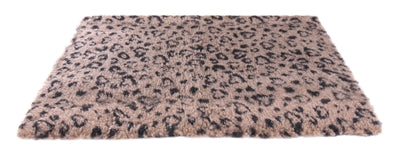 Vetbed Print Luipaardprint Beige / Zwart Gerecycled - 100x75x2 cm